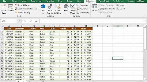 Insert a label form control in sheet Sheet1 , with text Sales