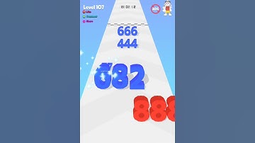 Rank up number master evolution run 🚨 107 #shorts #numbermaster #numberrun #funnyvideo #kanchan087