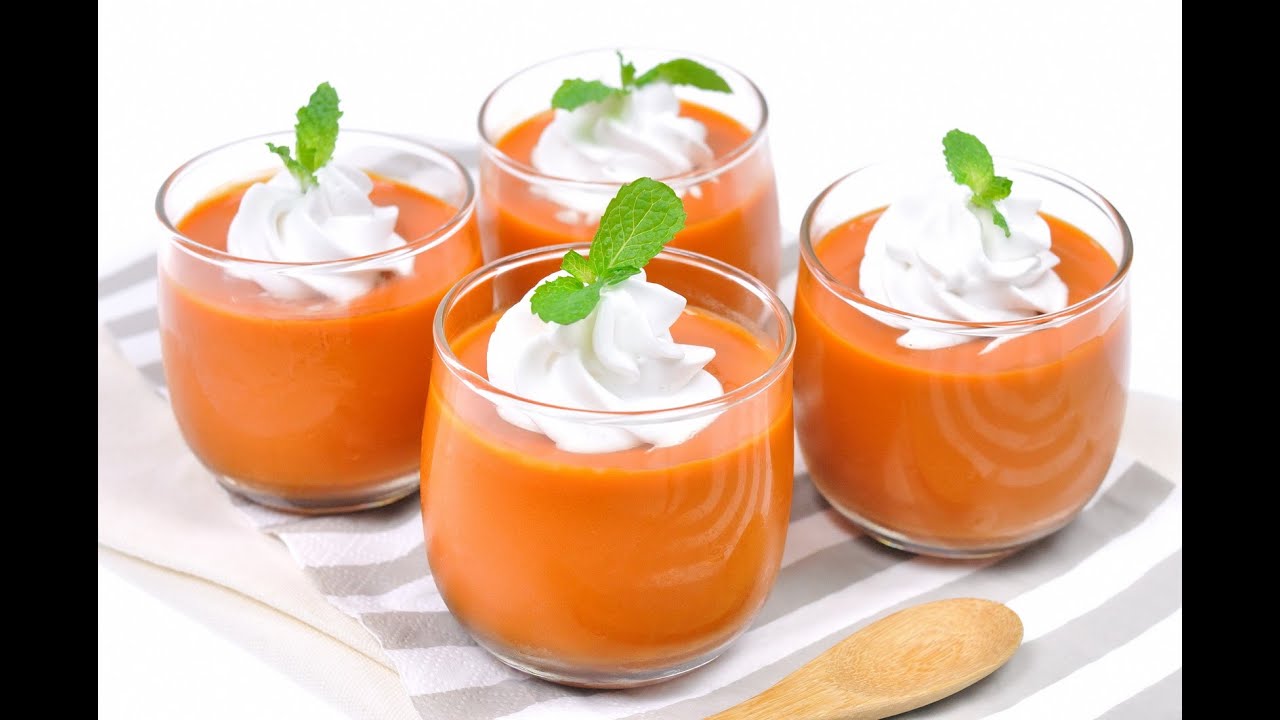 Thai Tea Pudding (Thai Dessert) - พุดดิ้งชาไทย