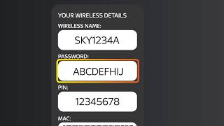 Change or reset your Sky WiFi password - Sky Help screenshot 5