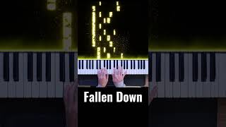 FALLEN DOWN | PIANO TUTORIAL #backrooms