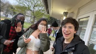 George And Wilbur Getting Recognized In Public during George's Vlog!