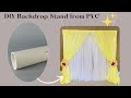 DIY Backdrop Stand | DIY Backdrop stand using PVC | Easy puja Decor stand