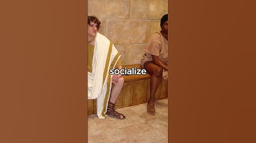 How did Roman public toilets work? #ancienthistory #archeology #romanempire #publictoilet