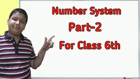 Number System for Class 6 | ICSE Board | Part 2 | Explaining Talks