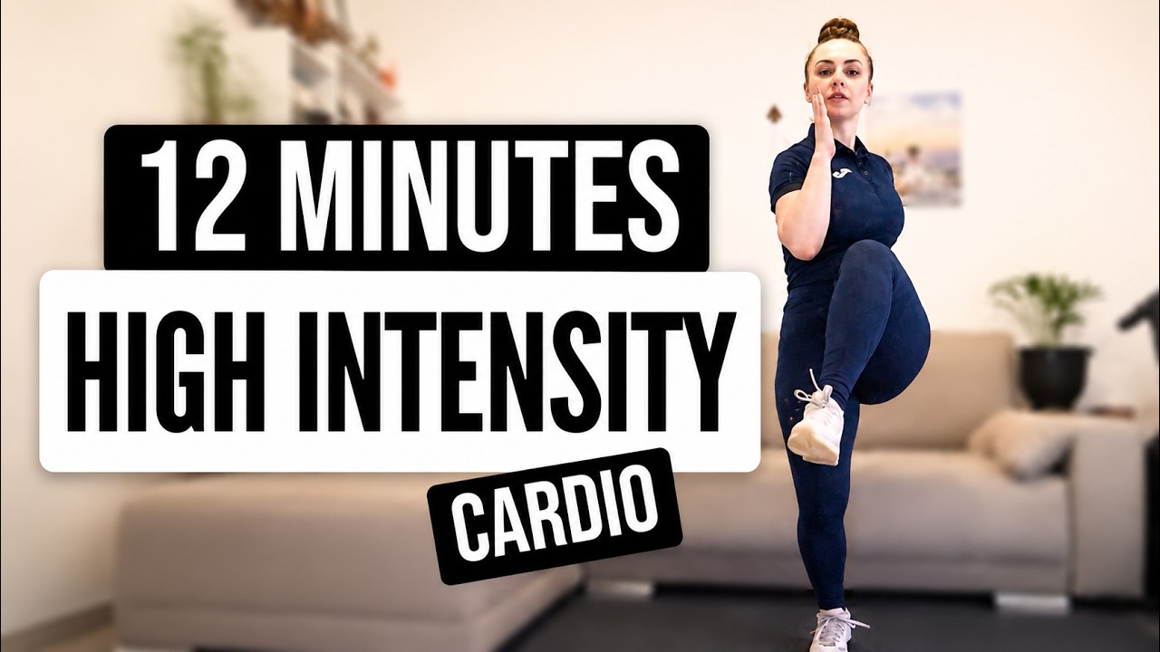 12 MIN HIGH INTENSITY HIIT - Full Body Fat Burn at Home - YouTube