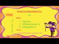 Principle maths for A Level S.6 Term I
