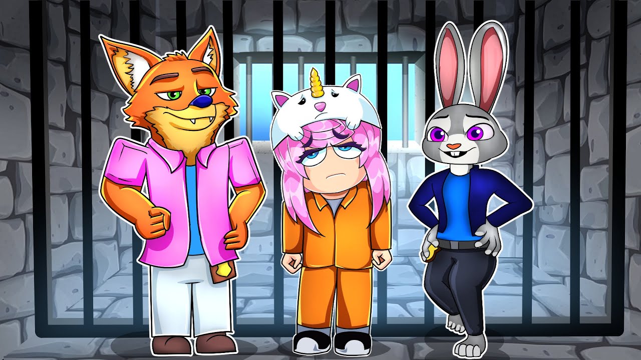 ESCAPE PRISON FROM NICK & JUDY! (Zootopia Roblox Obby)