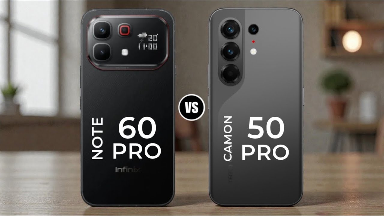 Infinix Note 60 Ultra vs Tecno Camon 50 Pro
