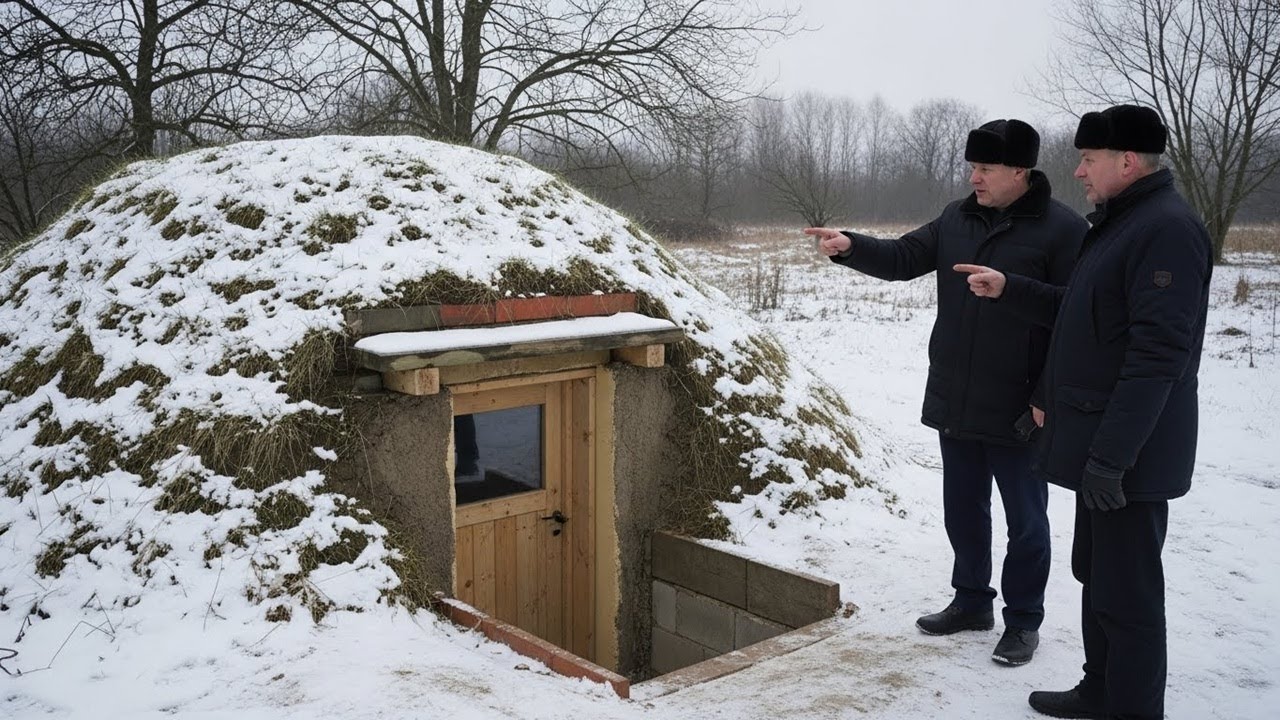 Sąsiedzi nazwali jego dom-tunel szaleństwem — aż przetrwał zimę przy −25 °C