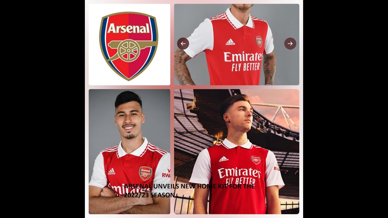 ARSENAL 🇬🇧🇬🇧 UNVEIL NEW HOME KIT FOR 2022-23 SEASON @ adidas⚽⚽
