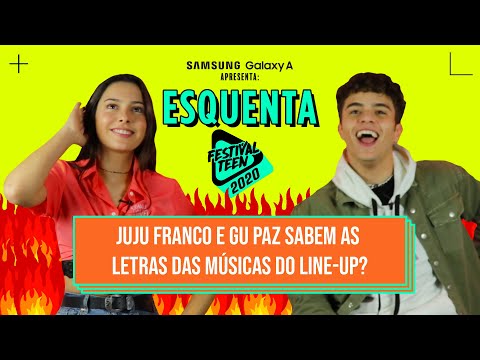 JUJU FRANCO e GU PAZ vão ter que provar que estão com as músicas do LINE-UP na ponta da língua