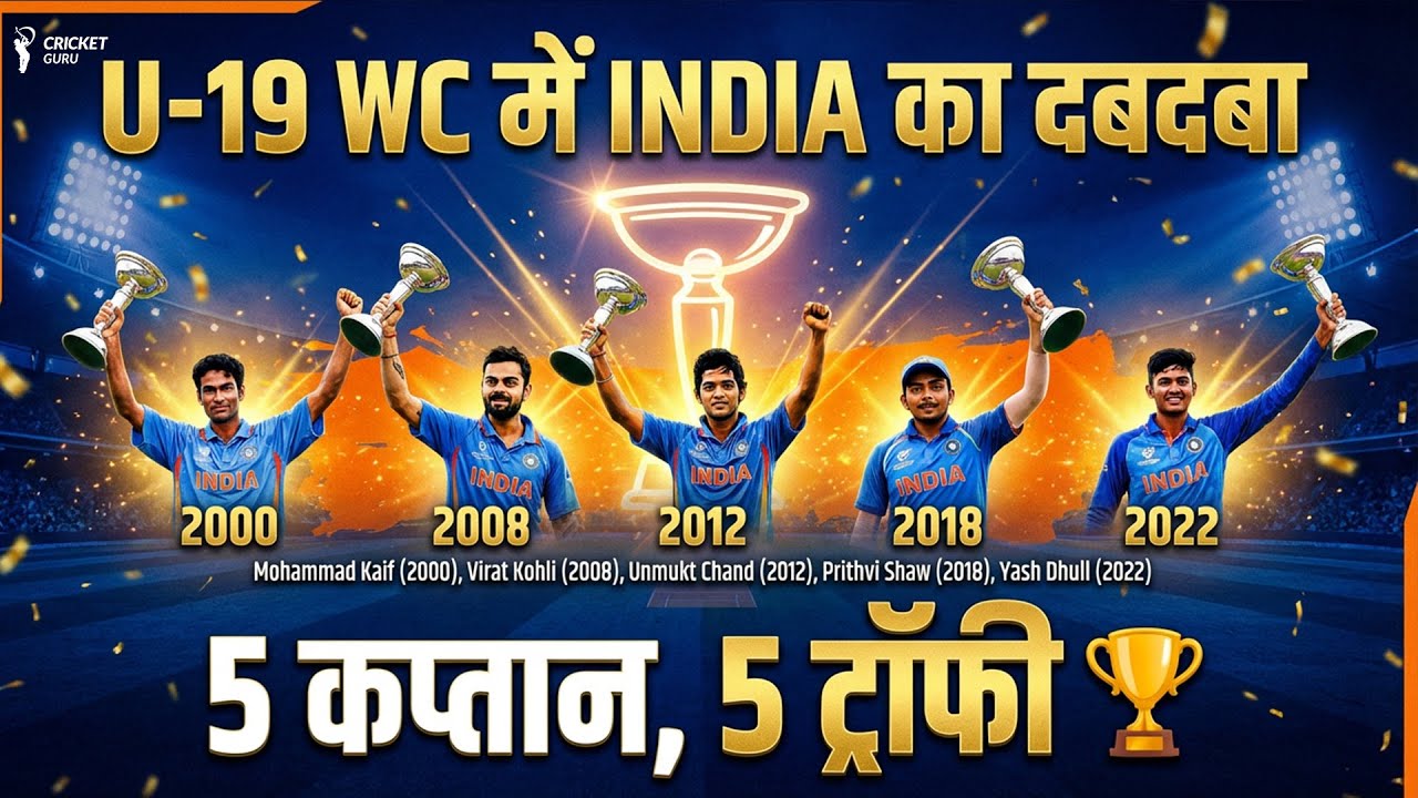 यहीं से बनते हैं LEGEND! भारत का U-19 WORLD CUP इतिहास | U19 World Cup 2026