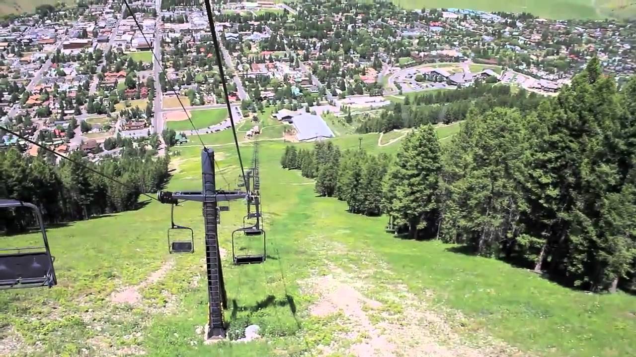 Snow Bowl Ski Lift, Jackson Wyoming YouTube