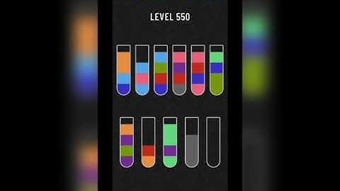 Water sort puzzle level 550