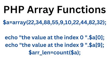 PHP Array Functions | PHP Interview Questions with Answers | Best Job Course | Inspiron Technologies