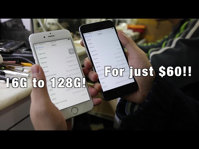 Как превратить 16-гигабайтный iPhone в 128-гигабайтный.. Фото.
