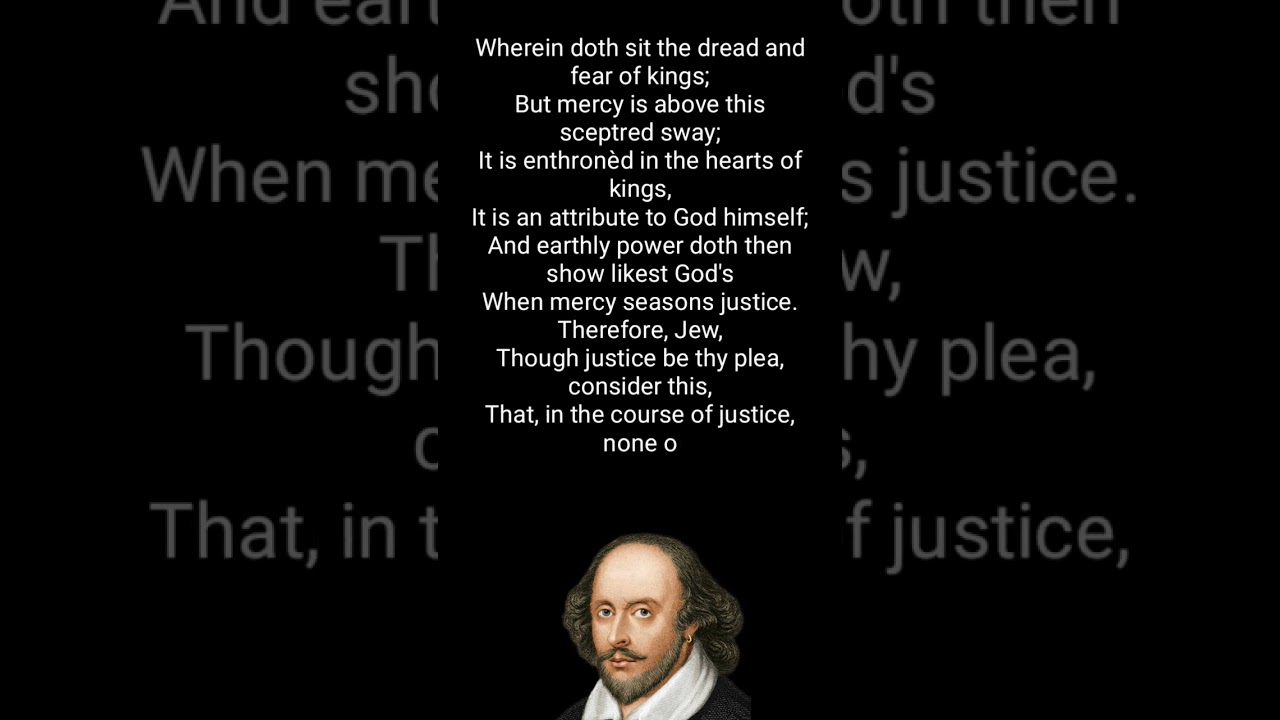 The Quality of Mercy Merchant of Venice 