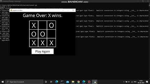 CS50 Project on Tic-Tac-Toe