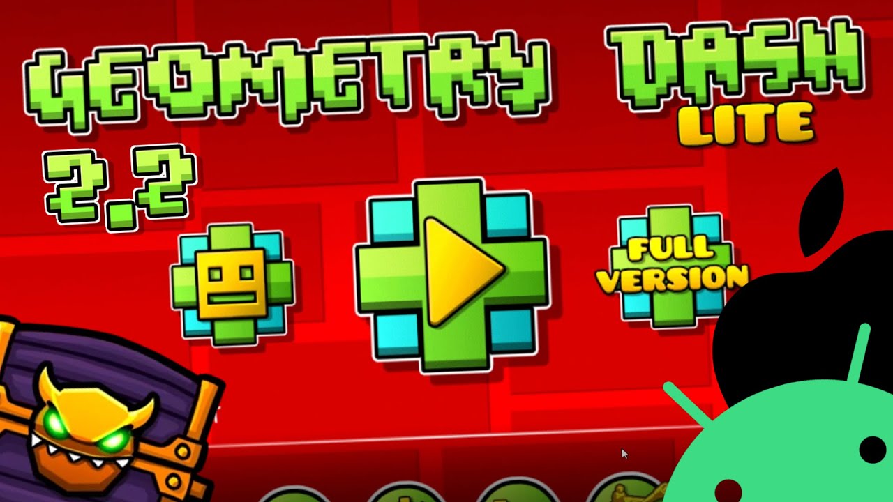 Ya esta aquí oficial Geometry Dash Lite 2.2 Para ANDROID Y IOS - YouTube