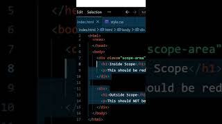 Day 47/100 CSS Series | @Scope Explained (Style Components Without Conflicts)