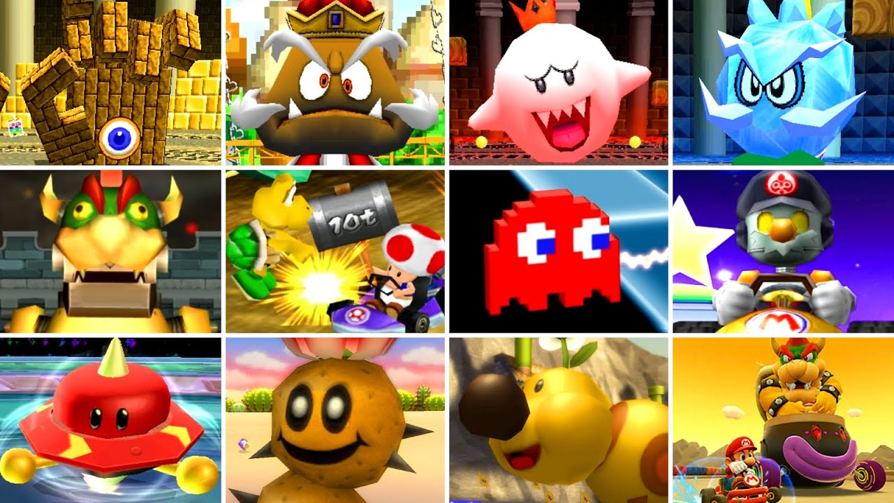 Mario Kart Series - All Bosses (No Damage) [2005 - 2025]