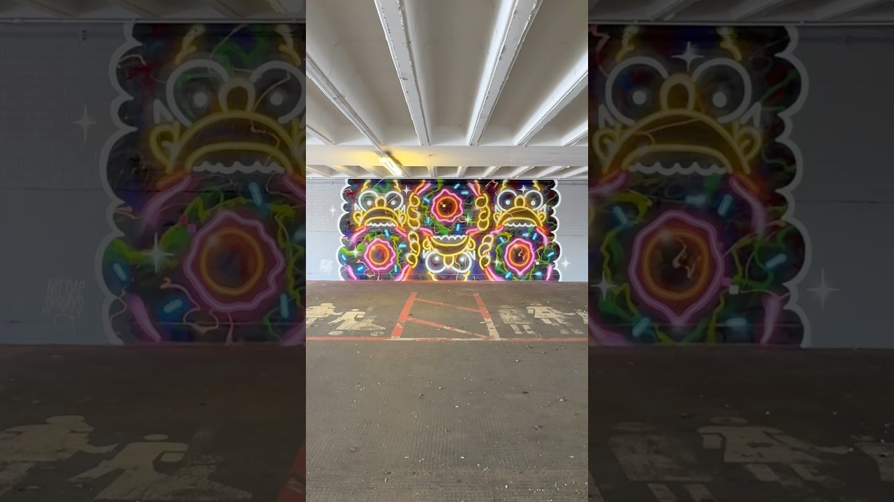 Craziest Homer Simpson Spray Painting Piece! 🍩