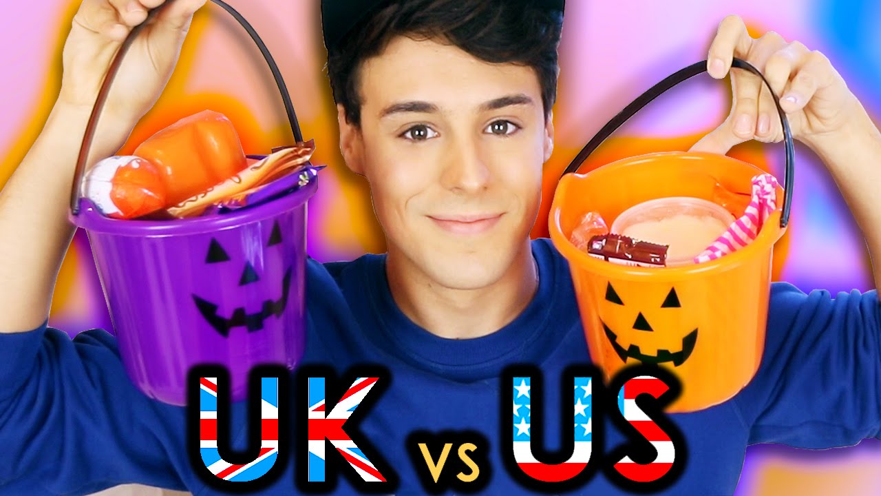 USA vs UK Halloween Candy Basket | Raphael Gomes