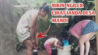 Janda Desa Anak Satu Sungguh Mempesona Waktu Mandi ❤️❤️❤️