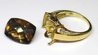 Gold Ring Restoration- Refitting Stone (6)