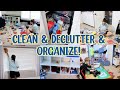 RAGE CLEAN &amp; DECLUTTER WITH ME! CLEANING MOTIVATION! CLOSET DECLUTTERING! MINIMALISM!