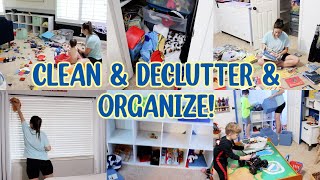 RAGE CLEAN &amp; DECLUTTER WITH ME! CLEANING MOTIVATION! CLOSET DECLUTTERING! MINIMALISM!