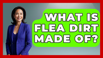 What Is Flea Dirt Made Of? - Insects and Invaders
