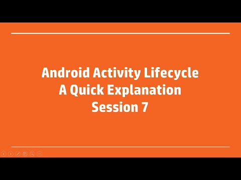 7. Android Activity Lifecycle - With Demo (Use Earphones)