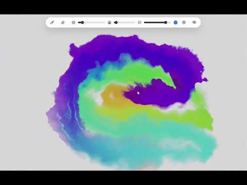 Threejs WebGPU Fluid Painting tool - Light Painting