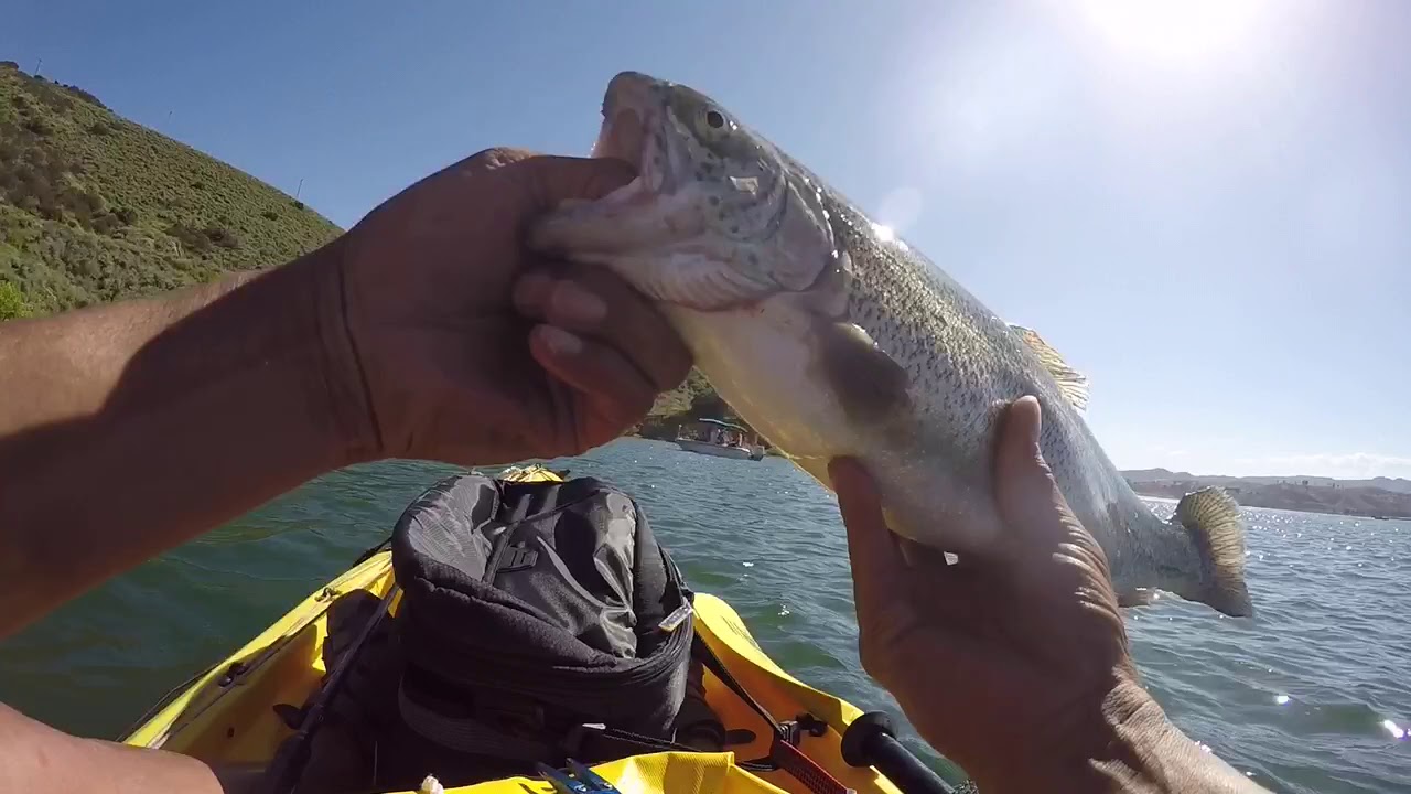 Kayak Fishing at Castaic Lake Saturday June 22 2019 YouTube