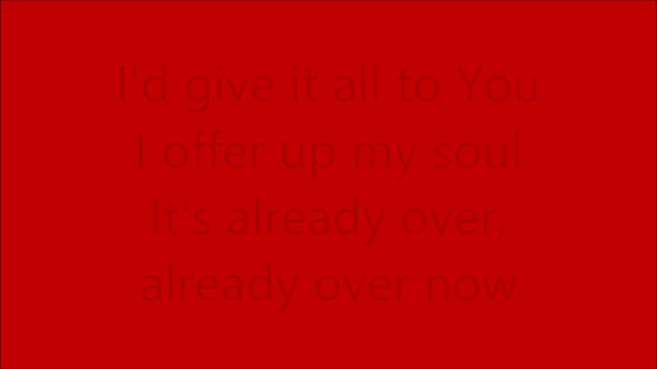 Already Over | Red | Lyrics - YouTube