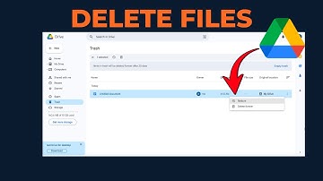 How To Delete A File From Google Drive