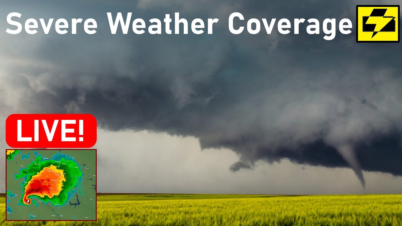 LIVE Kansas Severe Weather Coverage! - YouTube