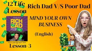 Rich dad and poor dad lesson-3 /Rich dad v/s poor dad complete audio book/FULL VIDEO IN ENGLISH