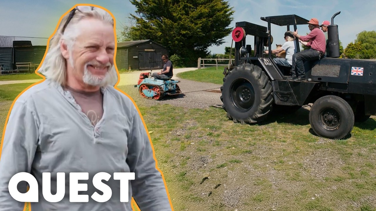 Unbelievable Pulling Power From 70-Year-Old Baby Crawler Brought Back ...