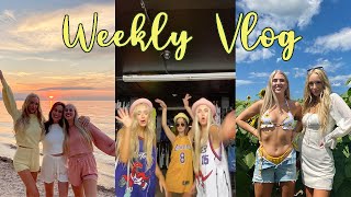 VLOG: sad sunflower fields, sunsets + 2am clothing store dance parties ft. gwengwiz