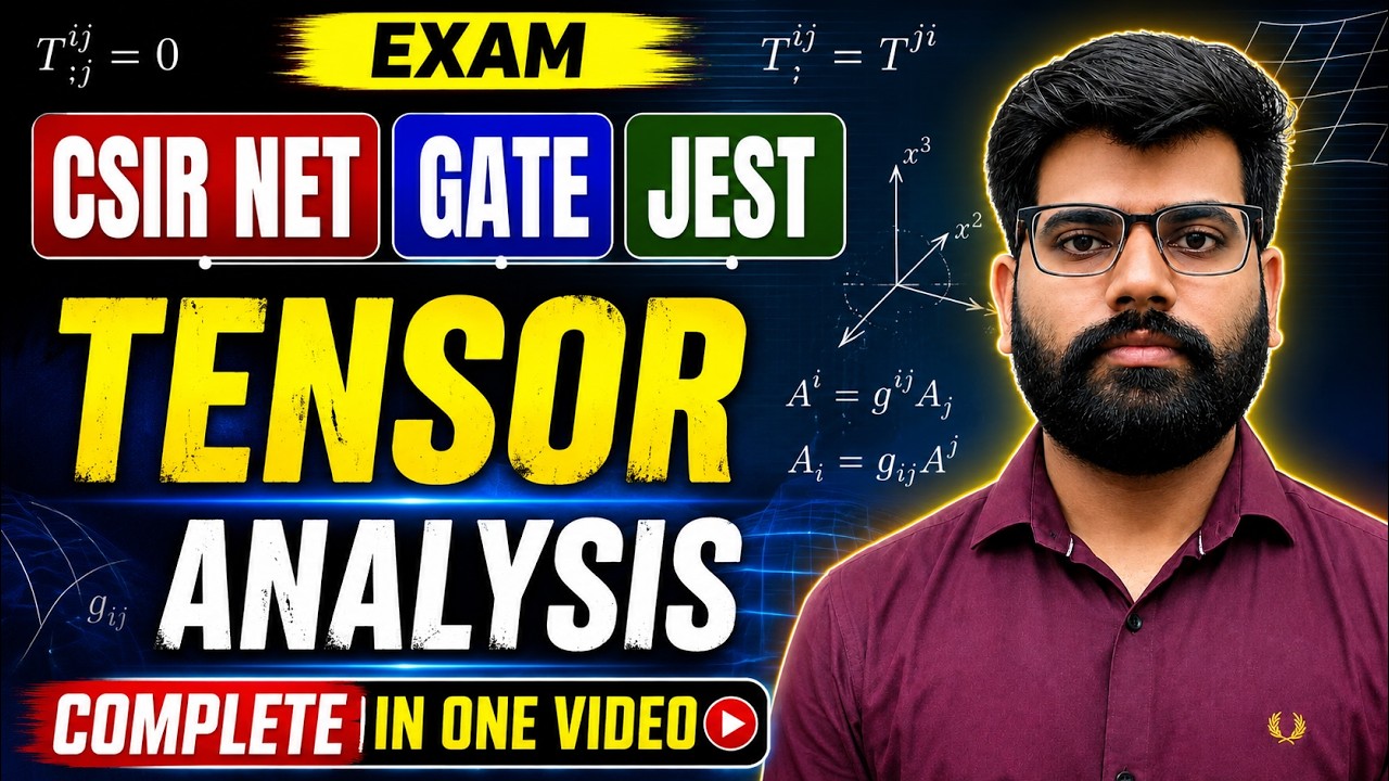 Complete tensor algebra| csir net physics| gate physics| jest physics