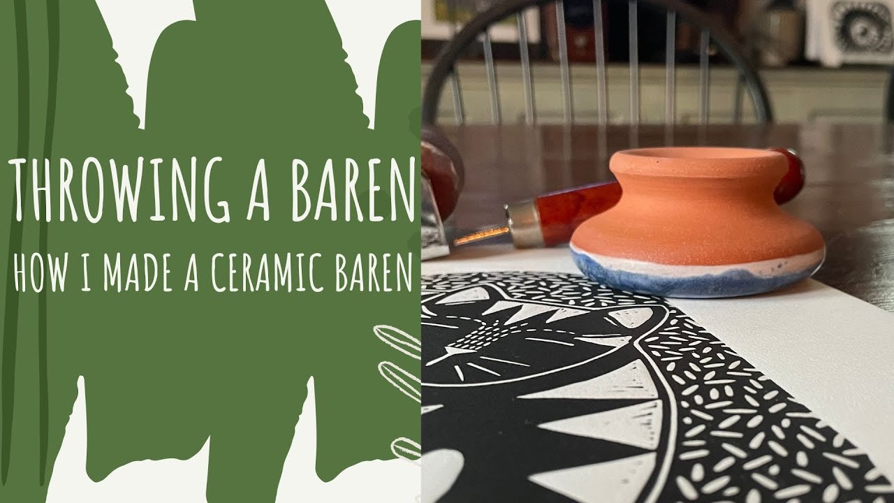 How I Made a Ceramic Baren for Printmaking 