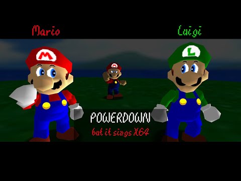 FNF POWERDOWN But It Sings X64 Mario S Madness V2 SM64 