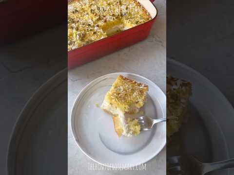 Basbousa With Cream Ramadan Dessert Recipe