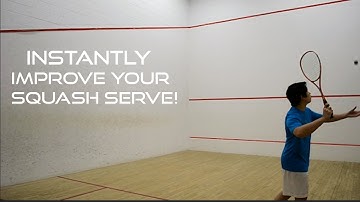 3 STEPS TO IMPROVE YOUR SQUASH SERVE | Squash Tips