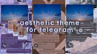 Telegram aesthetic theme ! 🦋 ( android and ios) !? screenshot 4