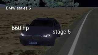 BMW series 5 exhaust+launch control 🚀 ~driving school sim