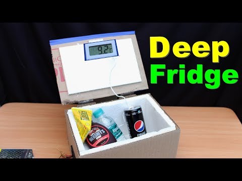 How to Make Mini Refrigerator | DIY Mini Deep Fridge
